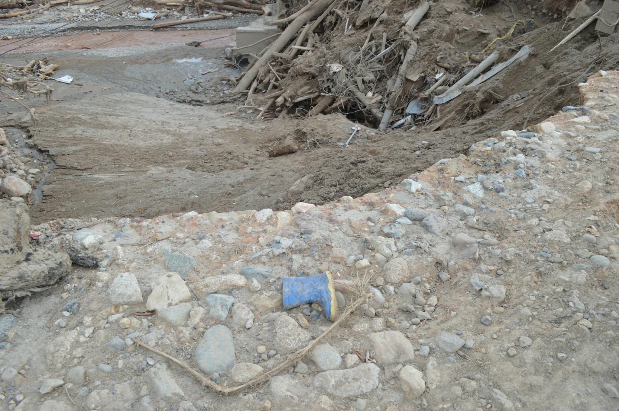 Massachusetts Fire Damage Restoration Services 2 A landscape showing mud debris and a